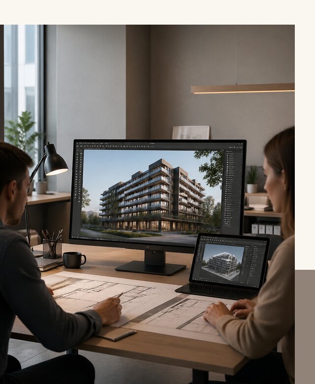 3D визуализация архитектуры и объектов строительства в Зиме