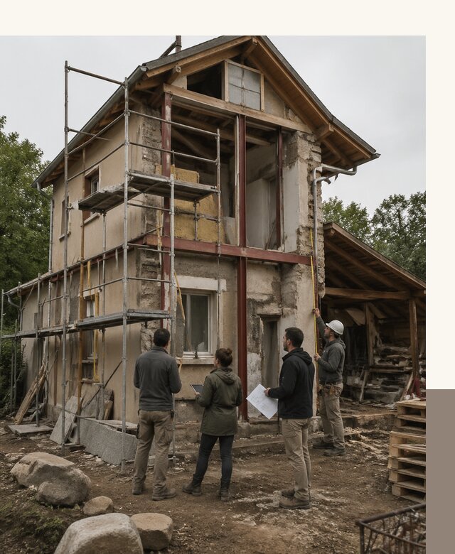 Реконструкция загородного дома под ключ в Зиме от бюро
