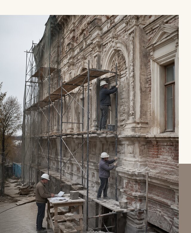 Реставрация объектов культурного наследия под ключ в Зиме