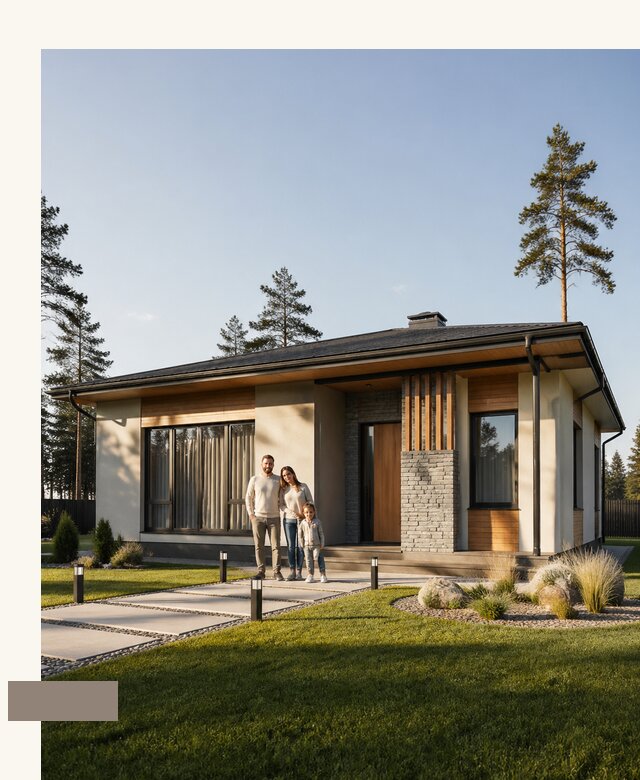 Проект одноэтажного дома 8 на 10 в Зиме от 25570 р. | А3дПро-Зма